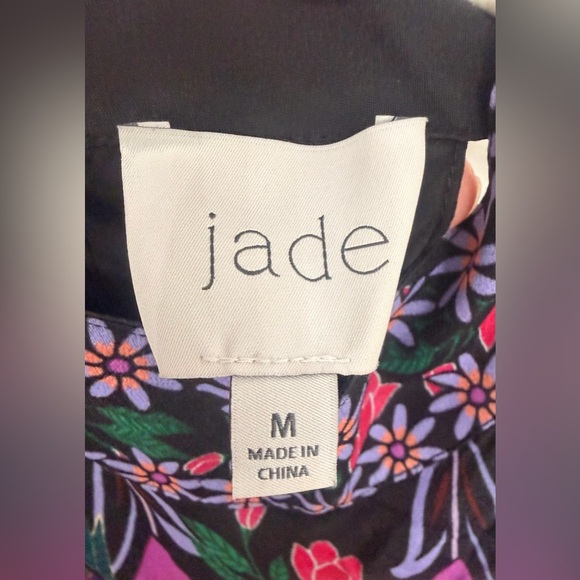 Johnny Was Jade Devi Halter Floral Blouse Black Size Medium - Picture 6 of 8